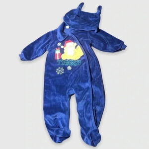 Disney Tigger Velour  Footie/Sleeper